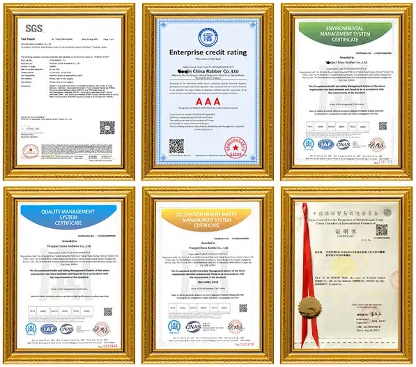 qualité des feuilles de caoutchouc garantie par nos honneurs